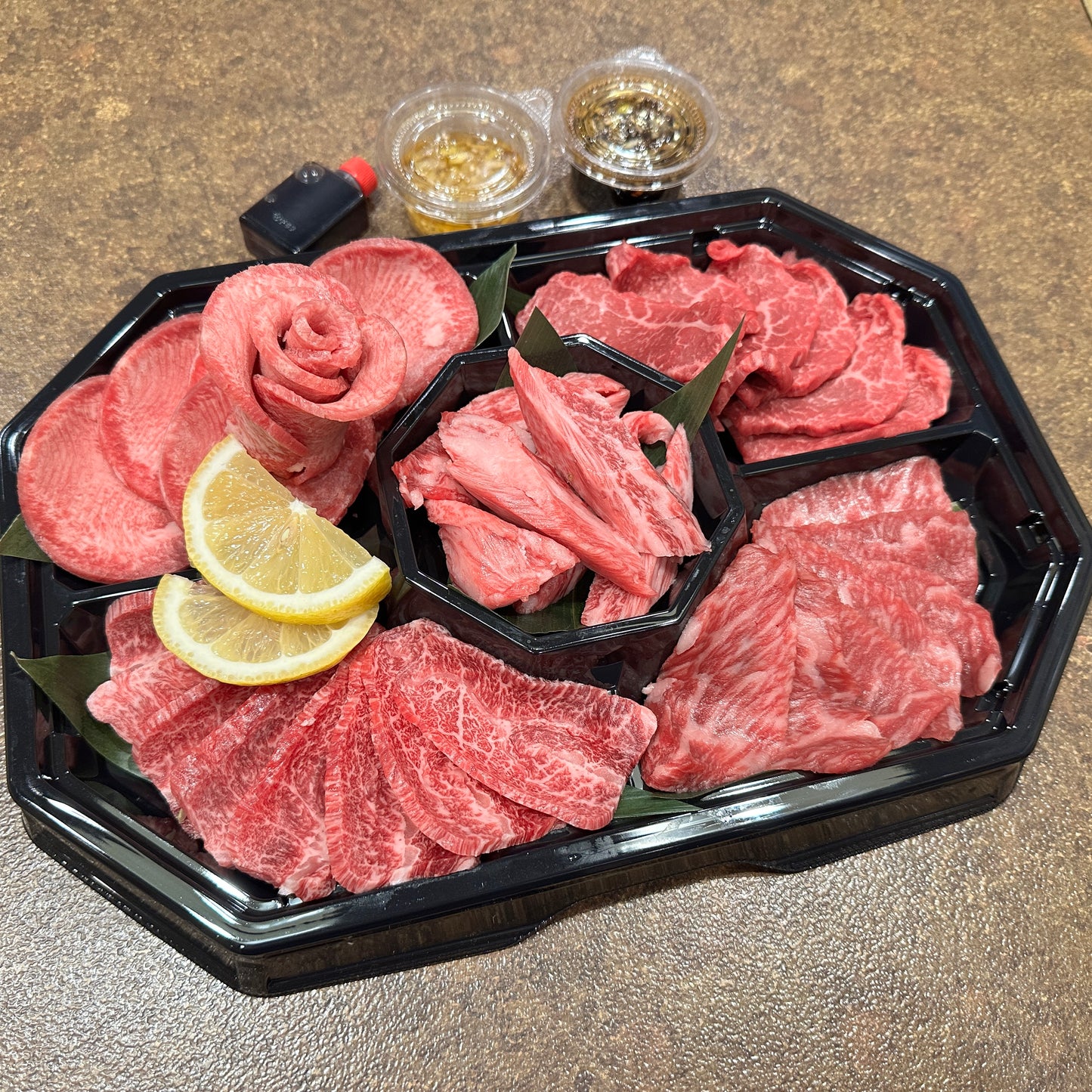 BBQセット(黒毛和牛5種盛り合わせ)