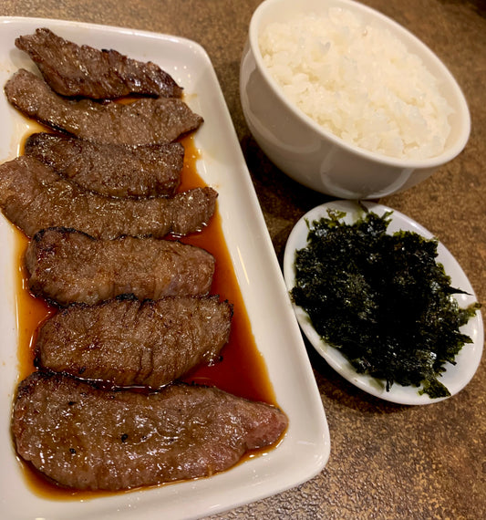炭火焼き黒毛和牛丼(お肉、ご飯、海苔、タレセット)