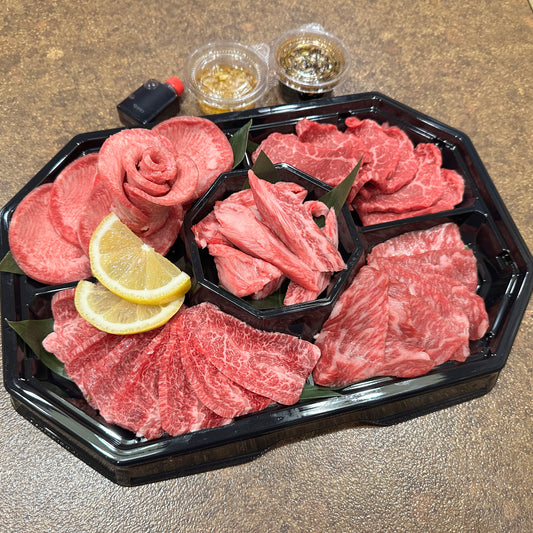 BBQセット(黒毛和牛5種盛り合わせ)