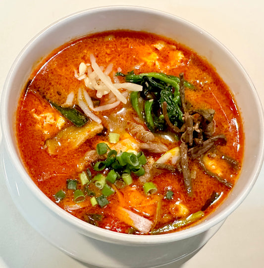ユッケジャンスープ(醤油ベースの旨辛味)